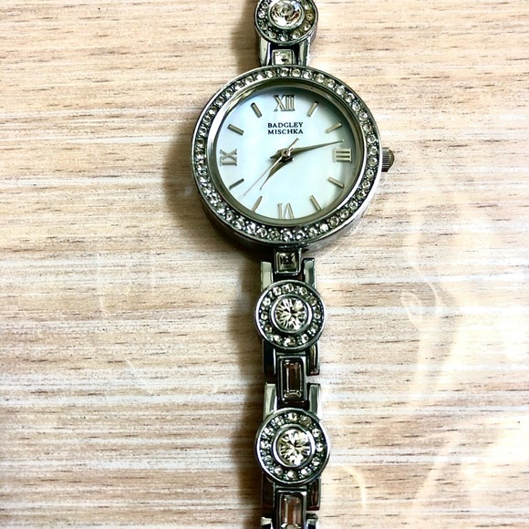 Badgley Mischka Crystal Accent Watch - Picture 7 of 7
